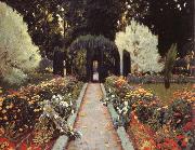 Prats, Santiago Rusinol A Garden in Aranjuez Germany oil painting artist
